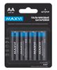 Батарейка Maxvi EASY, AA (LR6), 1.5V, 4 шт