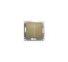 Выключатель LANMASTER LAN-EC45x45-S21-BRZ, 2кл., бронза