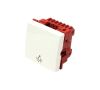 Выключатель LANMASTER LAN-EC45x45-S1L-WH, 1кл., белый