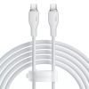 Кабель USB Type-C(m)-USB Type-C(m), 2 м, белый, Baseus Pudding (P10355702221-01)