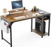 Компьютерный стол Eureka ZX-SS140B-RWB, темно-коричневый