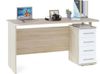 Компьютерный стол СОКОЛ КСТ-105, дуб сонома/белый
