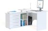 Компьютерный стол СОКОЛ КСТ109Л, белый