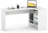 Компьютерный стол СОКОЛ СПм-25 П, белый