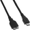 Кабель USB Type-C(m)-micro USB 3.0 B (m), 50 см, черный, Buro BU-TYPEC-MICROUSB3.0-0.5M