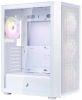 Корпус 1STPLAYER GO6 ARGB White, Midi-Tower, без БП, белый