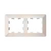 Рамка Systeme Electric AtlasDesign Air, 2-поста, жемчуг