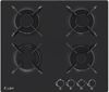 Газовая варочная панель Lex GVG 643 BBL 4 конфорки, черный