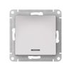 Выключатель Systeme Electric, 1кл., алюминий