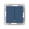 Выключатель Systeme Electric, 2кл., аквамарин