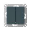 Выключатель Systeme Electric, 2кл., изумруд