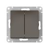 Выключатель Systeme Electric, 2кл., мокко