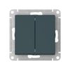 Переключатель Systeme Electric, 2кл., изумруд