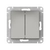 Переключатель Systeme Electric, 2кл., СТАЛЬ
