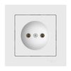 Розетка Systeme Electric (Schneider Electric) AtlasDesign, однопостовая, белый