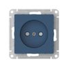 Розетка Systeme Electric (Schneider Electric) AtlasDesign, однопостовая, аквамарин