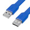 Кабель USB(Am)-USB(Am), 5 м, синий, Greenconnect PROF GCR-AM7 (GCR-55573)