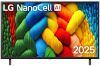 Телевизор 55" LG 55NANO80A6B, 3840x2160, черный