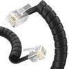 Кабель телефонный Greenconnect GCR-50966, RJ-9(4p4c)-RJ-9(4p4c), 5 м, черный