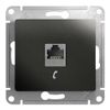 Розетка RJ-11 скрытый монтаж, Systeme Electric (GSL000781T)
