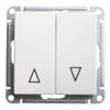 Выключатель жалюзи Systeme Electric, 2кл., белый