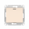 Переключатель Systeme Electric, 1кл., бежевый