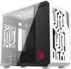 Корпус Bloody BD-CC110-WH, Mini-Tower, без БП, белый