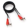 Кабель соединительный 2xRCA(M) 2xRCA(M), 1.8 м, Cablexpert CCA-2R2R-1.8M-N