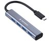 Концентратор Gembird UHB-C474, 4xUSB 3.0, 1 (для питания)xUSB-C