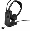 Беспроводная гарнитура Jabra Evolve2 55 Link380c MS Stand, черный (25599-999-889)