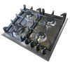 Газовая варочная панель Ginzzu HCG-415 4 конфорки, серебристый