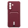 Чехол-накладка Activ SC304 с картхолдером для смартфона Samsung Galaxy A26 5G, бордовый