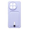 Чехол-накладка Activ SC304 с картхолдером для смартфона TECNO Spark 30 Pro, светло-фиолетовый