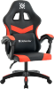 Кресло игровое Defender Runa, черный/красный