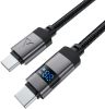 Кабель USB Type-C(m)-USB Type-C(m), 1.2 м, черный, ACEFAST (AF-C15-03-BK)