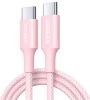 Кабель USB Type-C(m)-USB Type-C(m), 2 м, розовый, UGREEN L502 (65252)