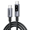 Кабель USB Type-C(m)-USB Type-C(m), 3 м, черный/серый, UGREEN L509 (35513)