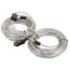 Кабель-удлинитель USB(Am)-USB(Af), 20 м, прозрачный, VCOM