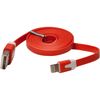 Кабель Lightning 8-pin(m)-Lightning 8-pin(m), 1 м, красный IQFuture