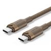 Кабель USB Type-C(m)-USB Type-C(m), 1 м, бронзовый, Vention (TRIJF)