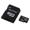 Карта памяти microSDXC Qumo 64Gb Class 10 UHS-I U3 (QM64GMICSDXC10U3BL)