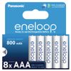 Аккумулятор Panasonic eneloop, AAA, 800 мА·ч, 8 шт