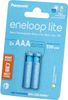 Аккумулятор Panasonic Eneloop Lite, AAA, 550 мА·ч, 2 шт