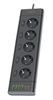 Сетевой фильтр Qumo Power Bar SPFSU2 (P-0009), 5-розеток, 2 м, черный (51561)