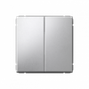Выключатель Systeme Electric, 2кл., алюминий