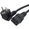 Кабель питания Schuko (Euro)(M)-C19, Hyperline PWC-IEC19-SHM-1.8-BK