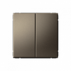 Переключатель Systeme Electric, 2кл., мокко