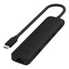 Док-станция Satechi Slim Multiport Adapter with Ethernet 7-in-1 USB-C, черный (ST-P7SK)