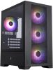 Корпус 1STPLAYER GO2, Mini-Tower, без БП, черный