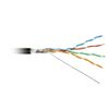 Витая пара Hyperline FTP кат.5e 4 пары CU 500м. PE (FUTP4R-C5E-S24-OUT-PE-BK-500)